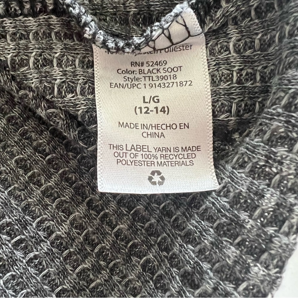 Ruffle Hem Burnout Thermal - Picture 7 of 7